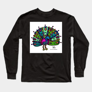 Psychedelic Peacock Long Sleeve T-Shirt